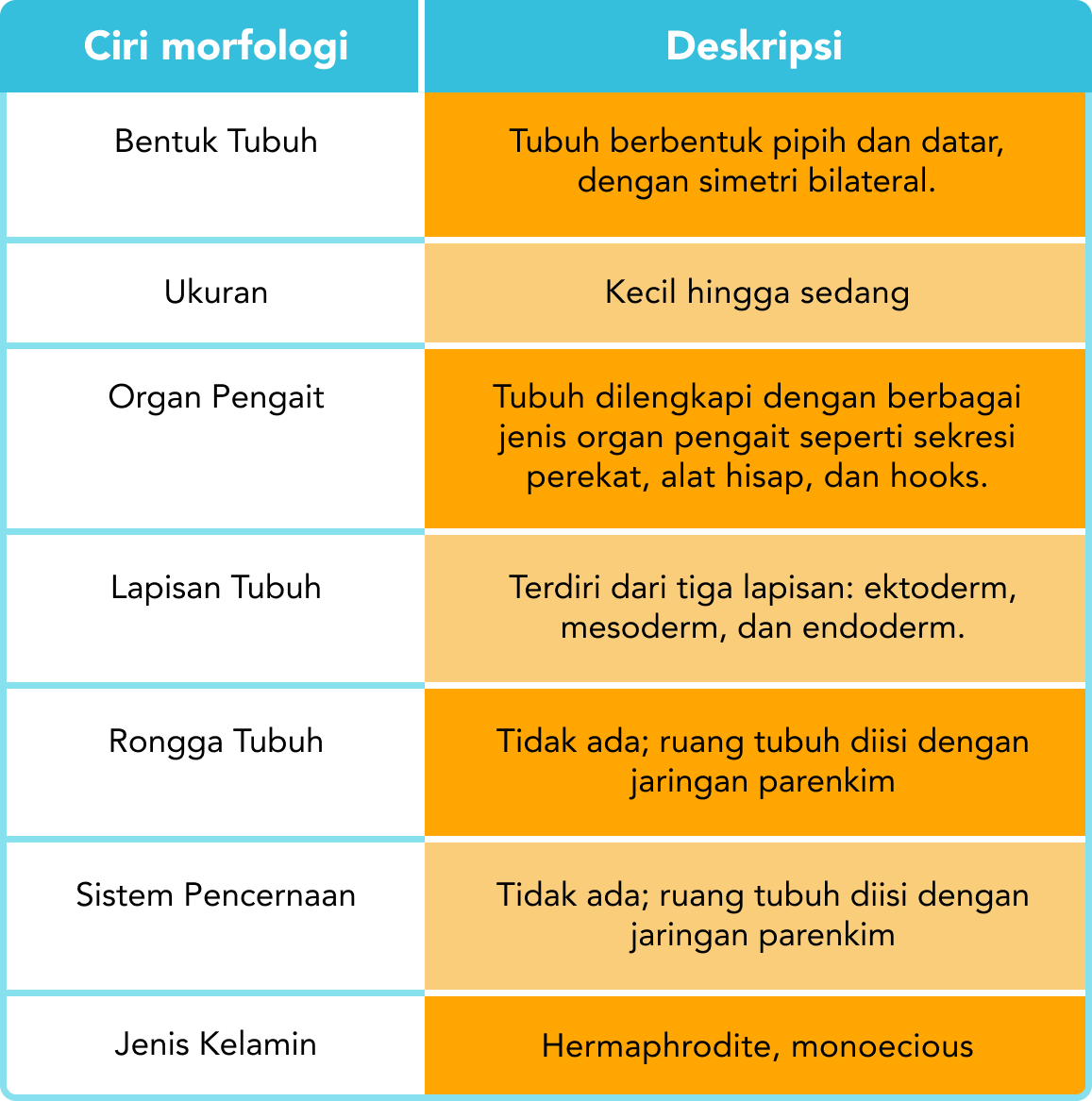 Ciri morfologis